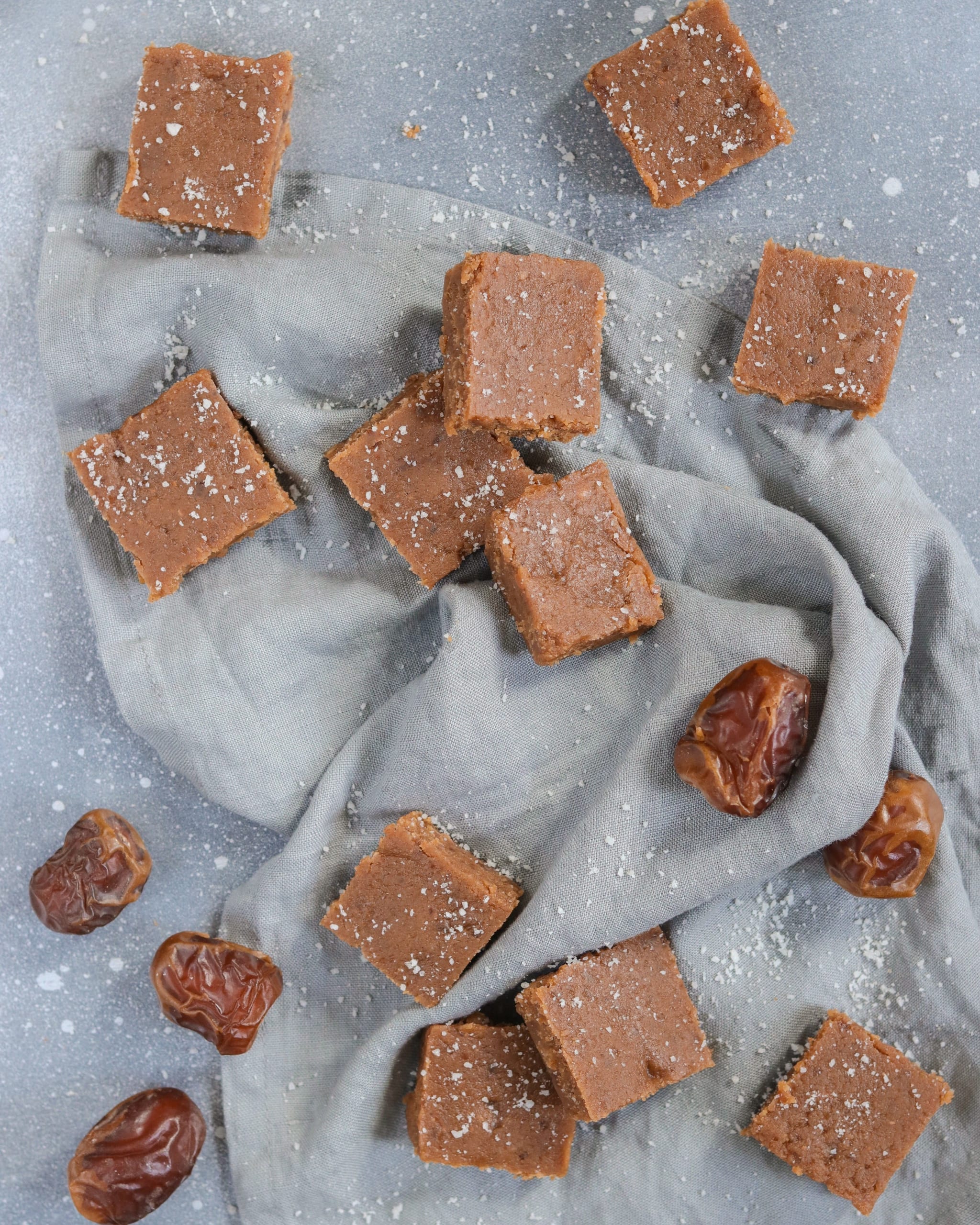 Salted Caramel Date Fudge